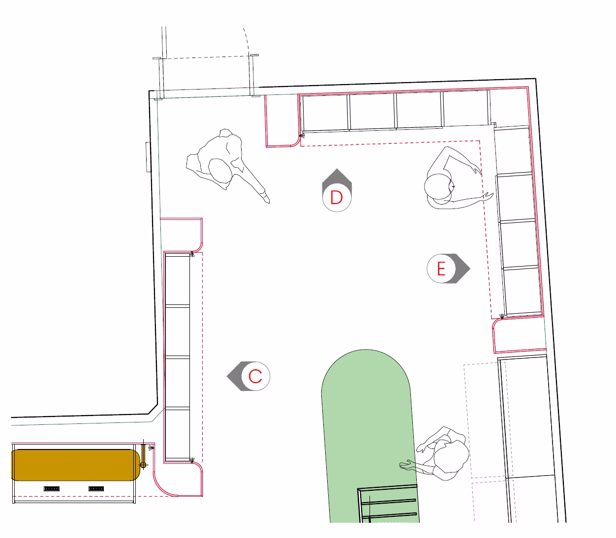 Immagine 2026-08-14 115252 Layout profumeria dope la ristrutturazione. Cartongesso forme tondeggianti